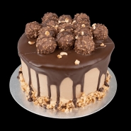Chocolate Hazelnut Truffle Cake