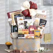 Houdini Blanc de Blanc Champagne Wine Basket