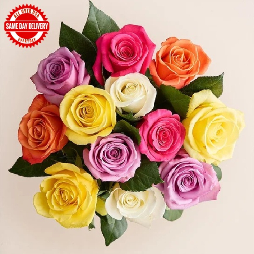 Colorful Rose Bouquet